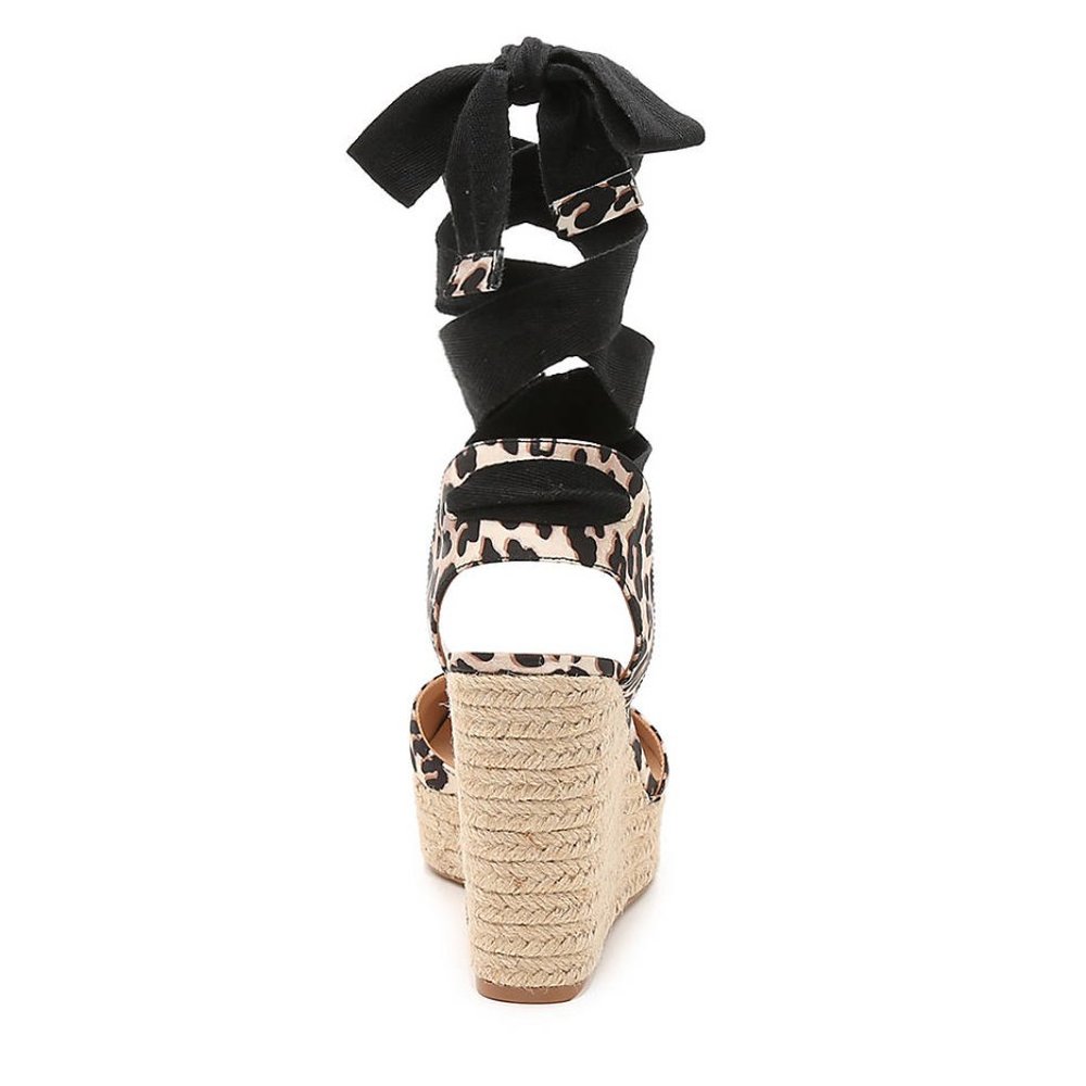 NIB! JLO by Jennifer Lopez Meenk Espadrille Wedge Sandals - Picture 3 of 8